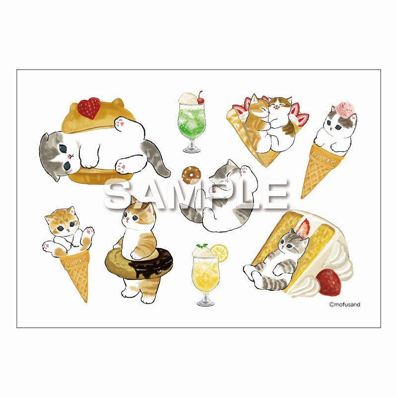 mofusand Cloth transfer seal (Nyanko sweets)