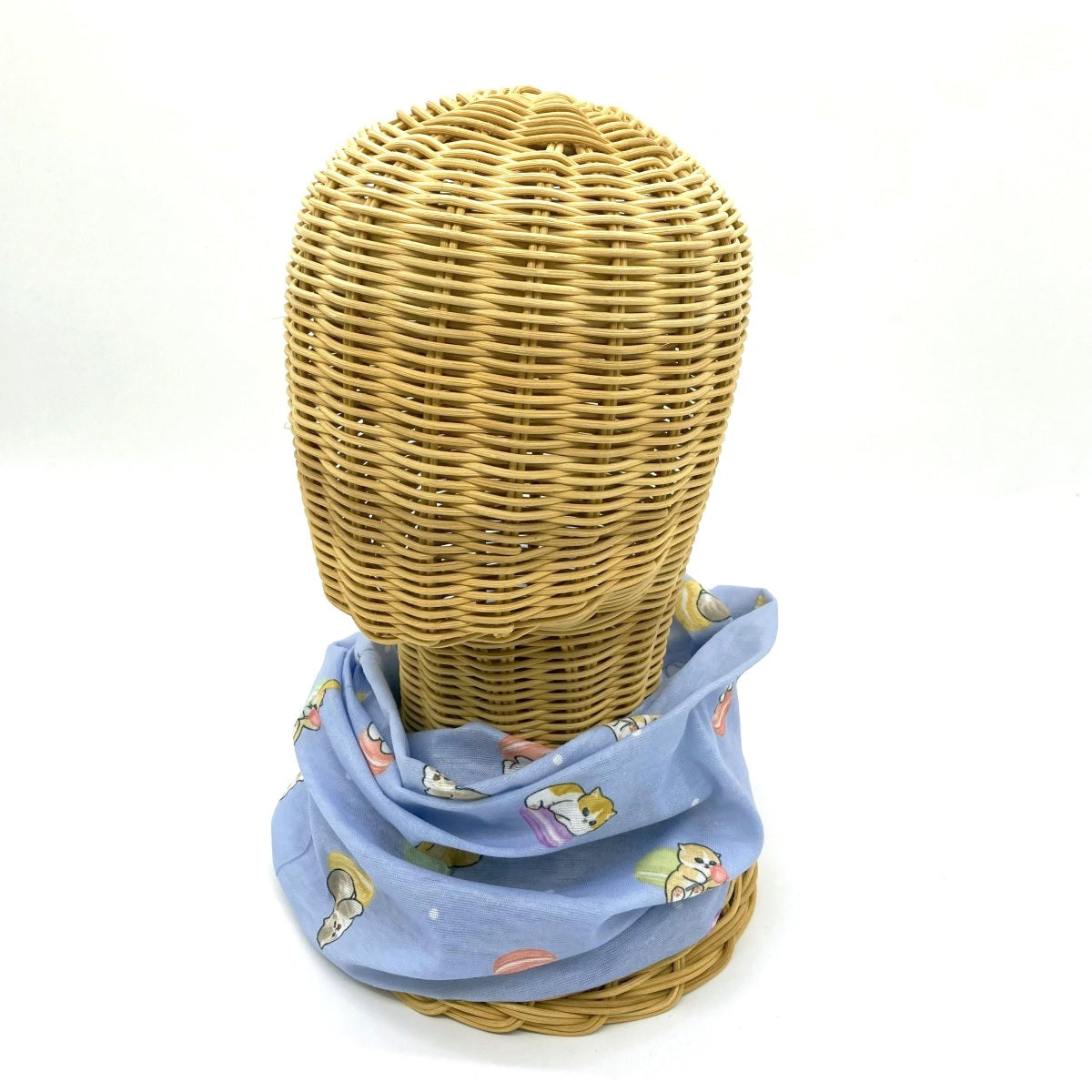 mofusand ネックゲイター(マカロン総柄)