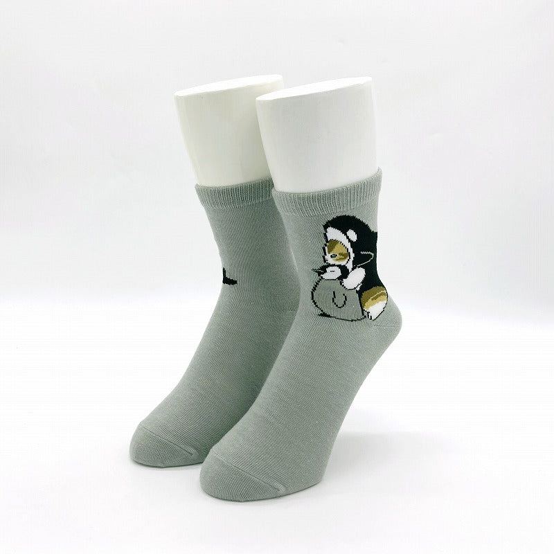 mofusand 低船员袜(裁员企鹅)