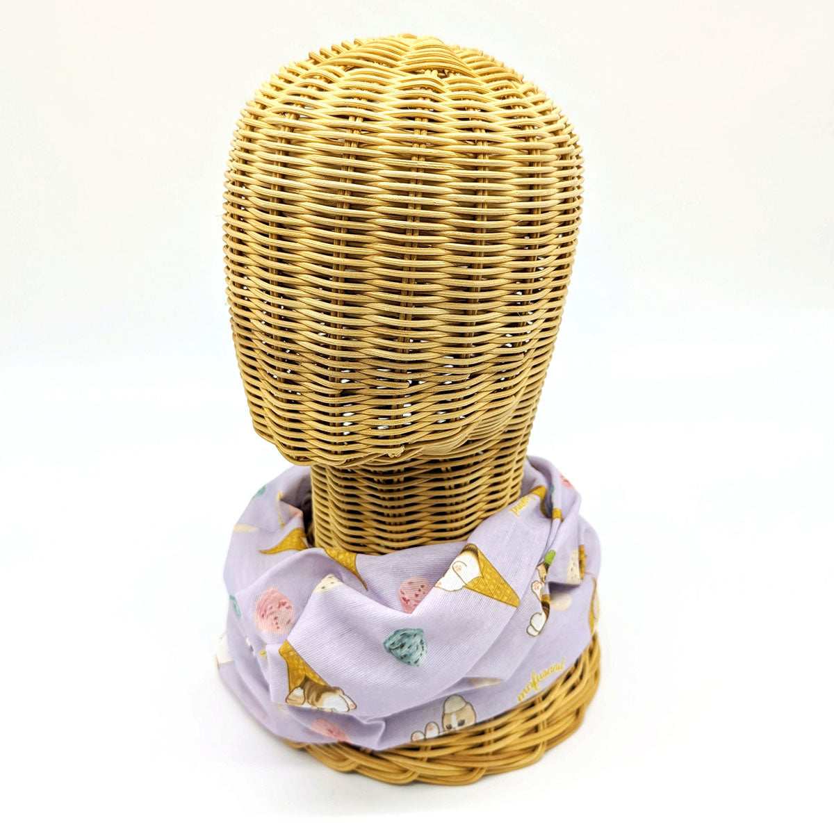 mofusand ネックカバー(アイスとアイスにゃん柄)