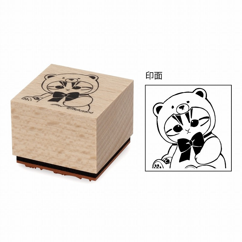 mofusandExhibition wooden stamp ①