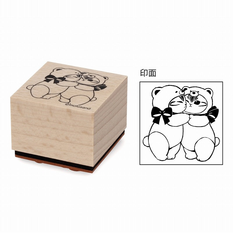 mofusandExhibition wooden stamp ②