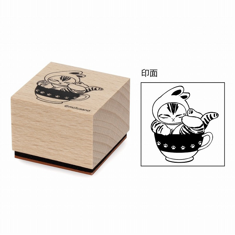 mofusandExhibition wooden stamp ③