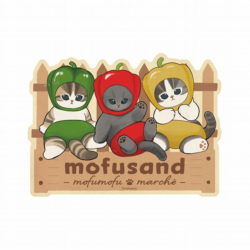 mofusand もふもふマルシェ トラベルステッカーC
