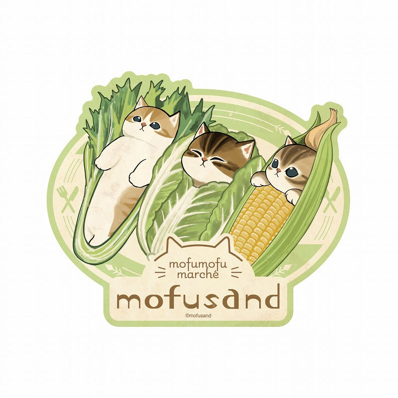 mofusand Mofumofu Marche Travel Sticker D