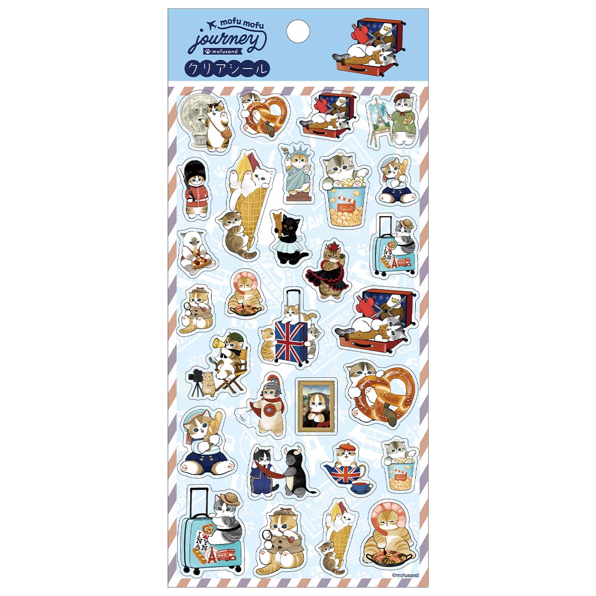 mofusand mofumofu journey Clear Stickers ①