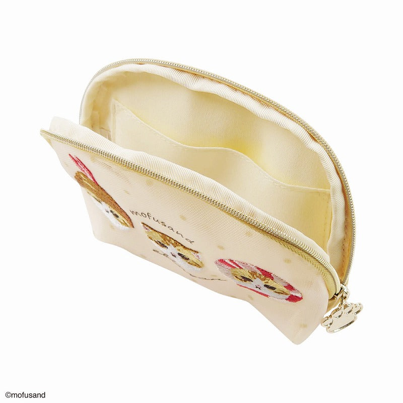 mofusand ティッシュポーチ メッシュ(えびにゃん)