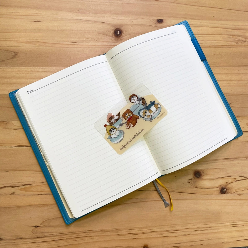 mofusandExhibition clear bookmark 1