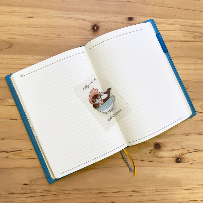 mofusandExhibition clear bookmark 4