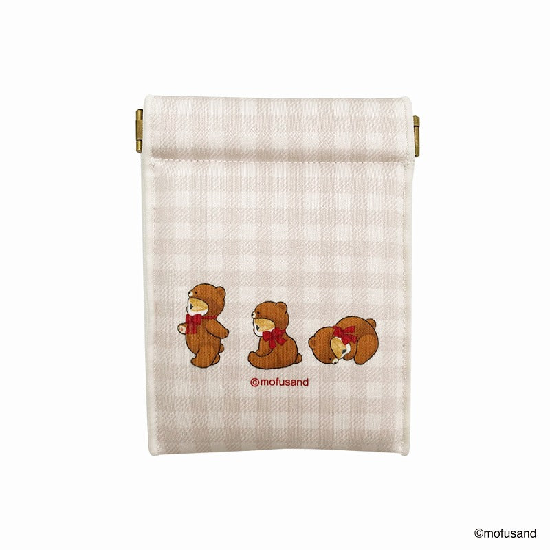 mofusandExhibition spring pouch S (Kumanyan)