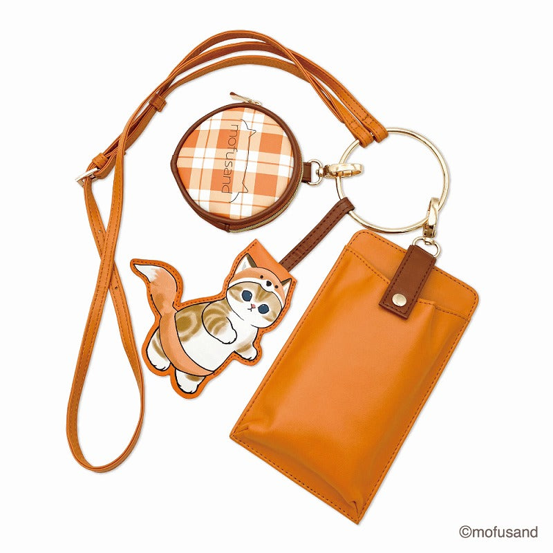 mofusand 3 consecutive shoulder pouch (fox Nyan)