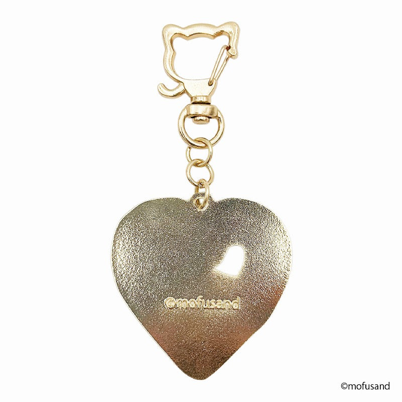 mofusand Mofumofu Store Initial Key Holder Heart