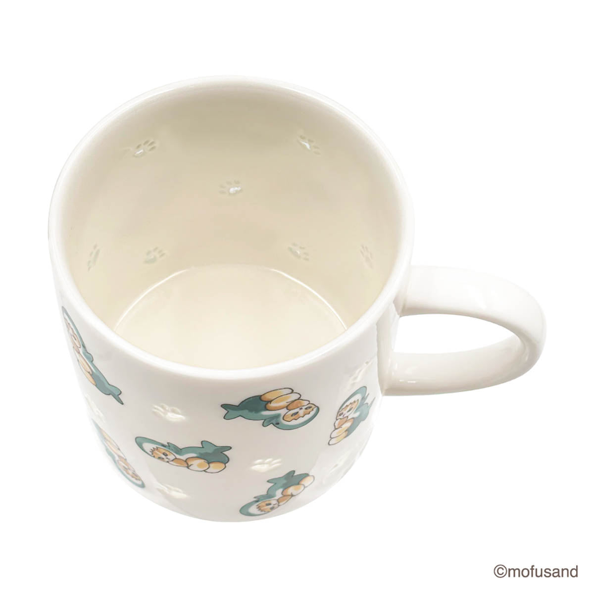 mofusand Translucent Mug (Shark Meow)