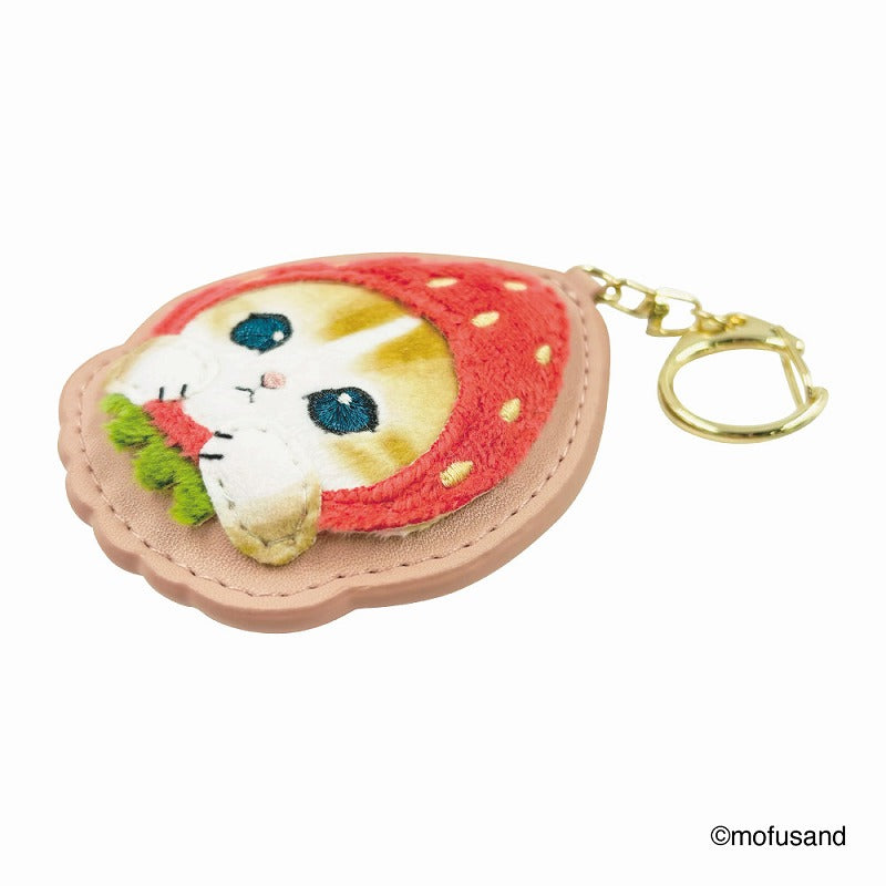 mofusand Fluffy Moko Emperor Holder (Strawberry Nyan)