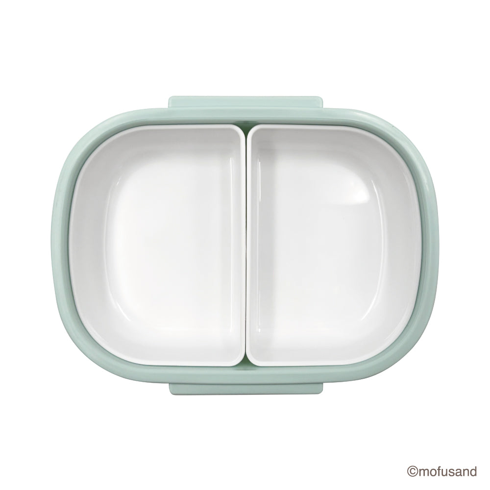 mofusand 圆形单层便当盒(怪兽猫)