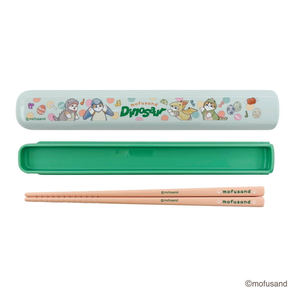 mofusand 滑盖筷子盒(怪兽猫)