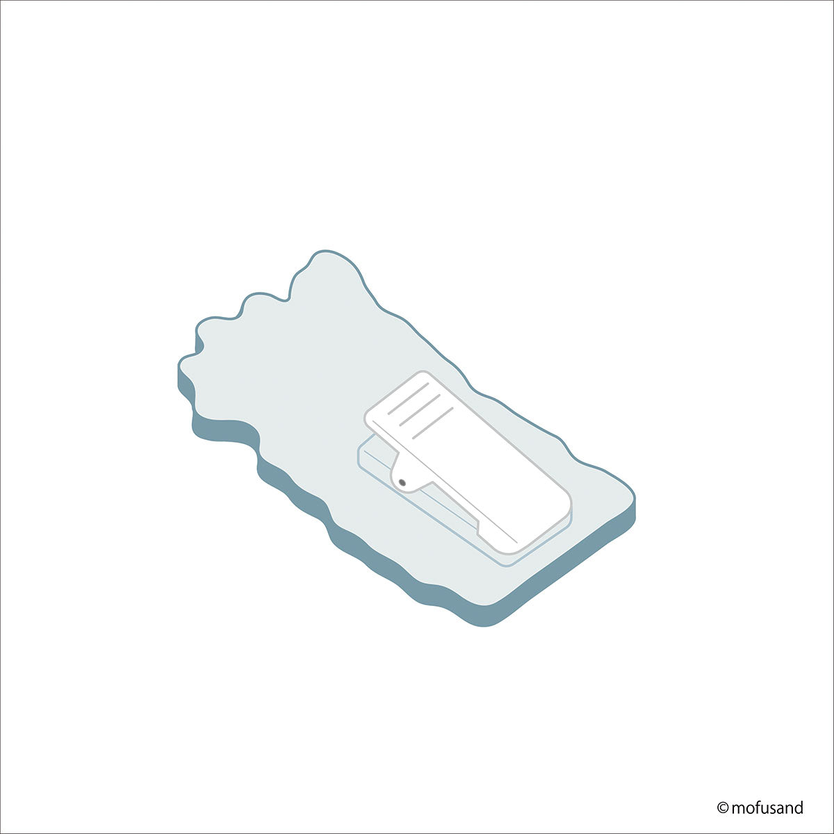 mofusand もふもふジャーニー アクリルクリップ(自由の女神)