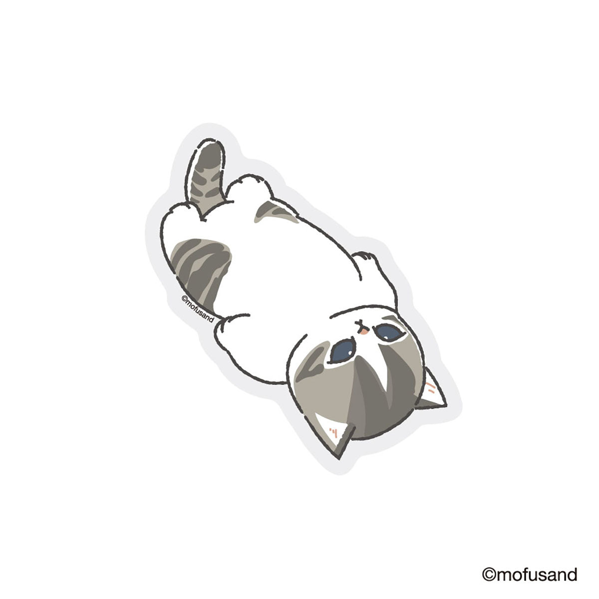 mofusand 4-Piece Sticker Set Little Meow (Standing)