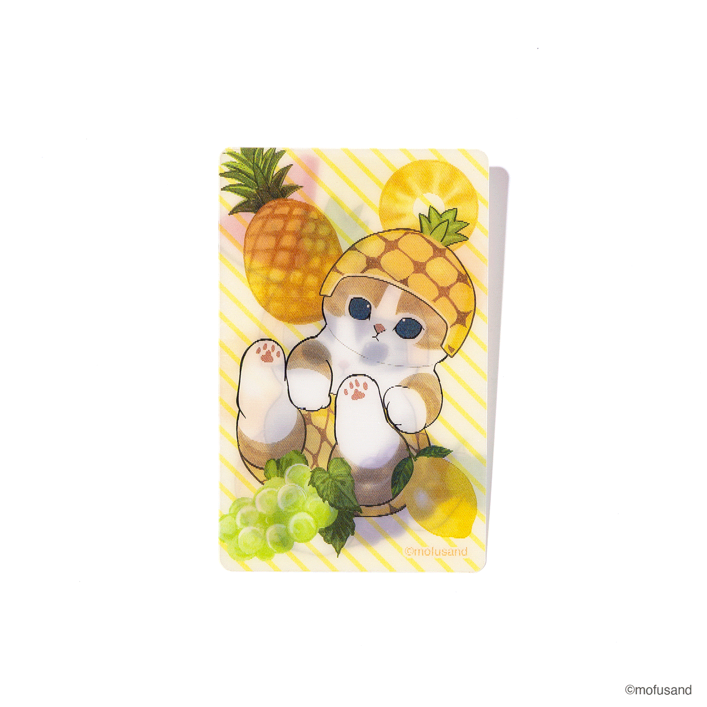 mofusand うごくステッカー(パイナップルにゃん)