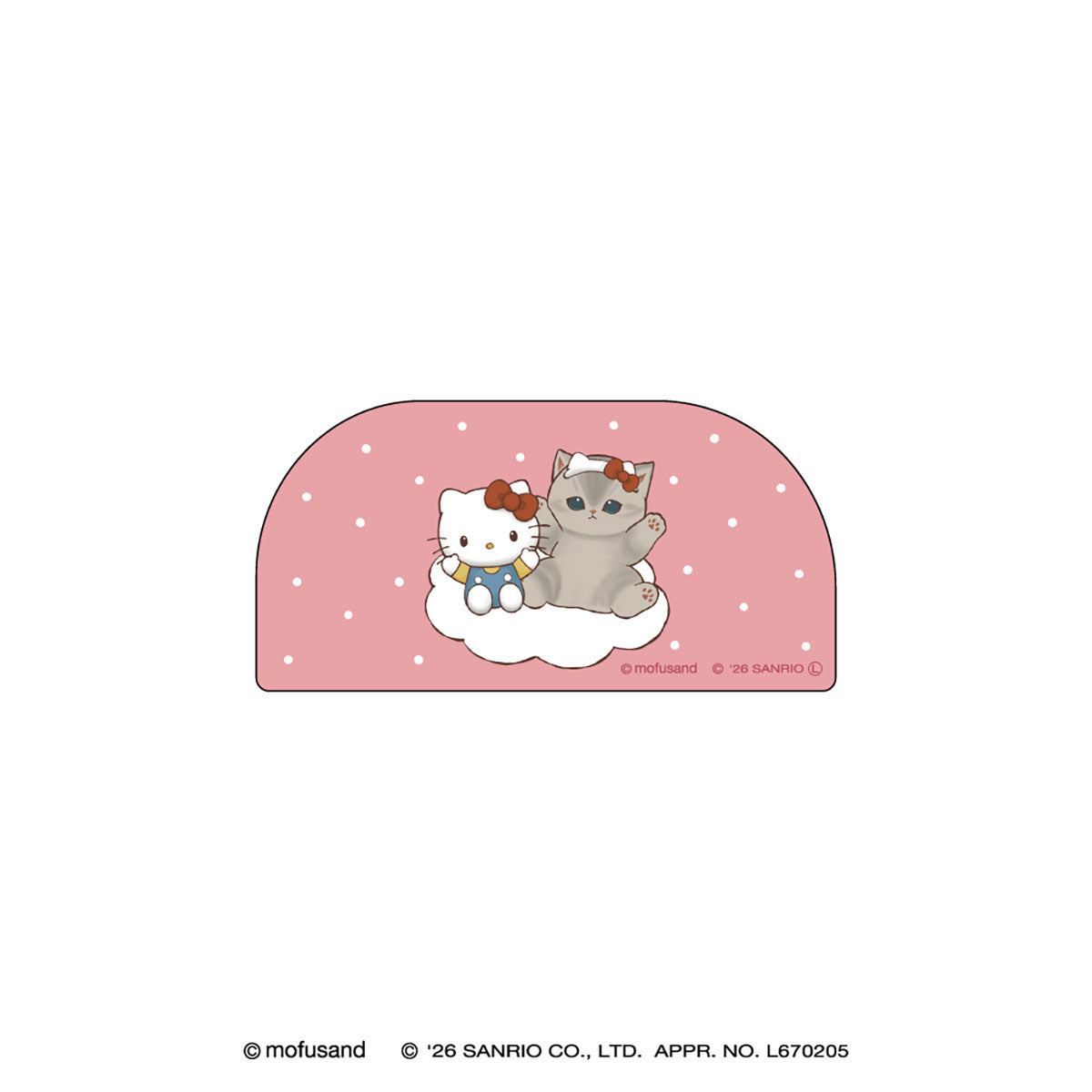 mofusand×サンリオキャラクターズ アクリルクリップ(ハローキティ