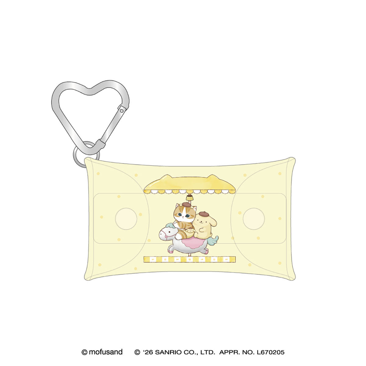 ぽむぽむさん専用 mofusand×サンリオキャラクターズ クリアマルチケースS(ポムポムプリン