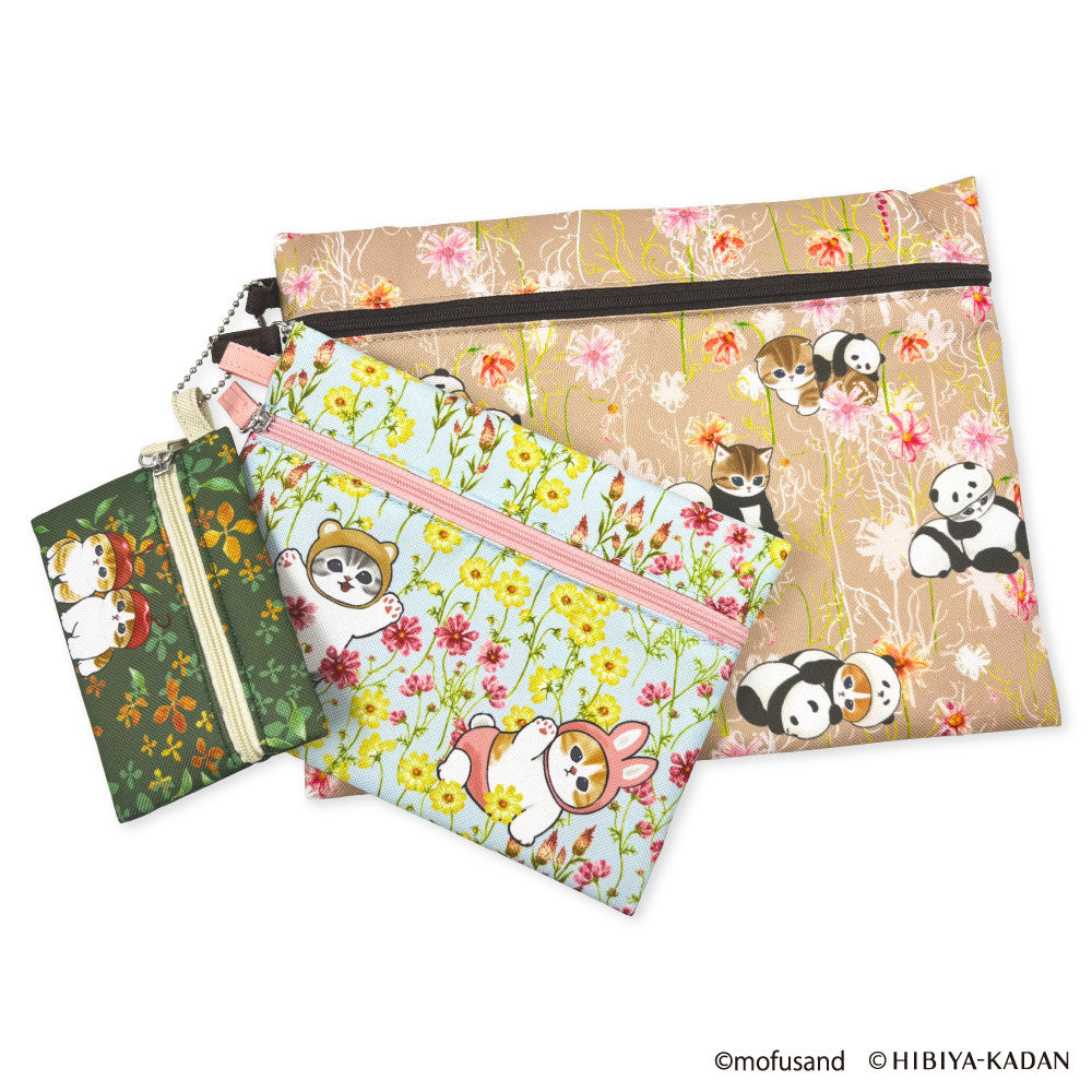 mofusand × HIBIYA-KADAN 3-Piece Pouch Set