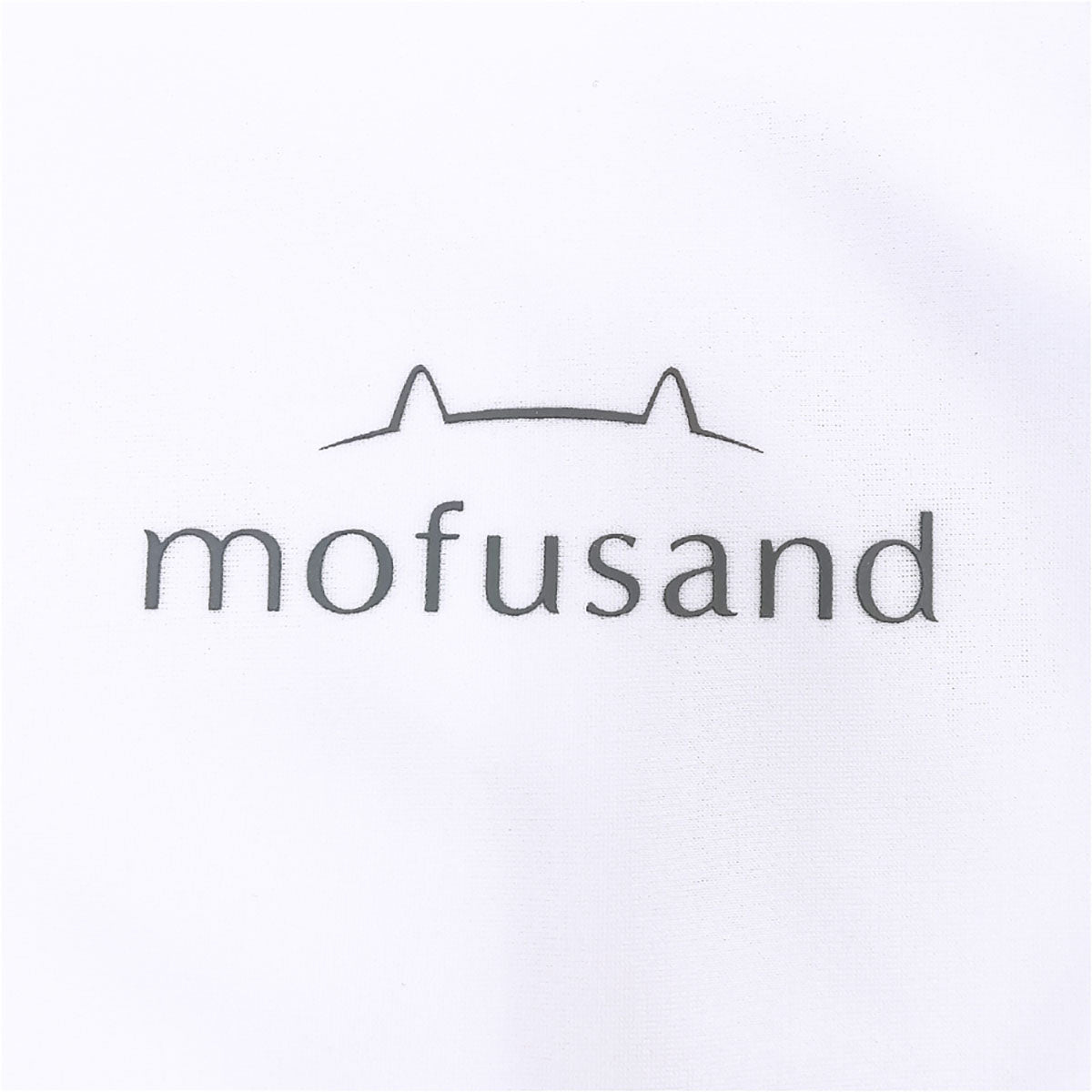 mofusand 女童大碼泳衣套裝含T恤(粉彩鯊魚貓・白色)