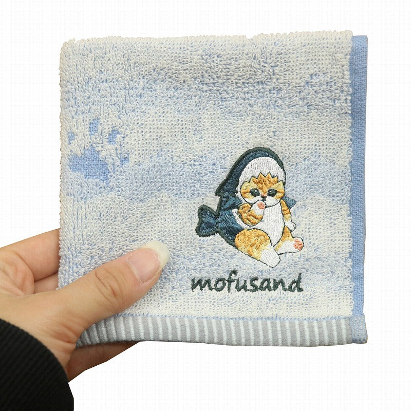 mofusand ミニタオル(あしあとサメにゃん)