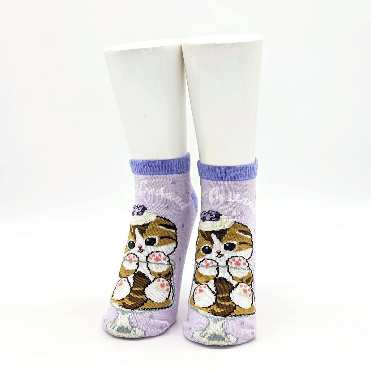 mofusand 프론트 삭스(블루베리 파르페)