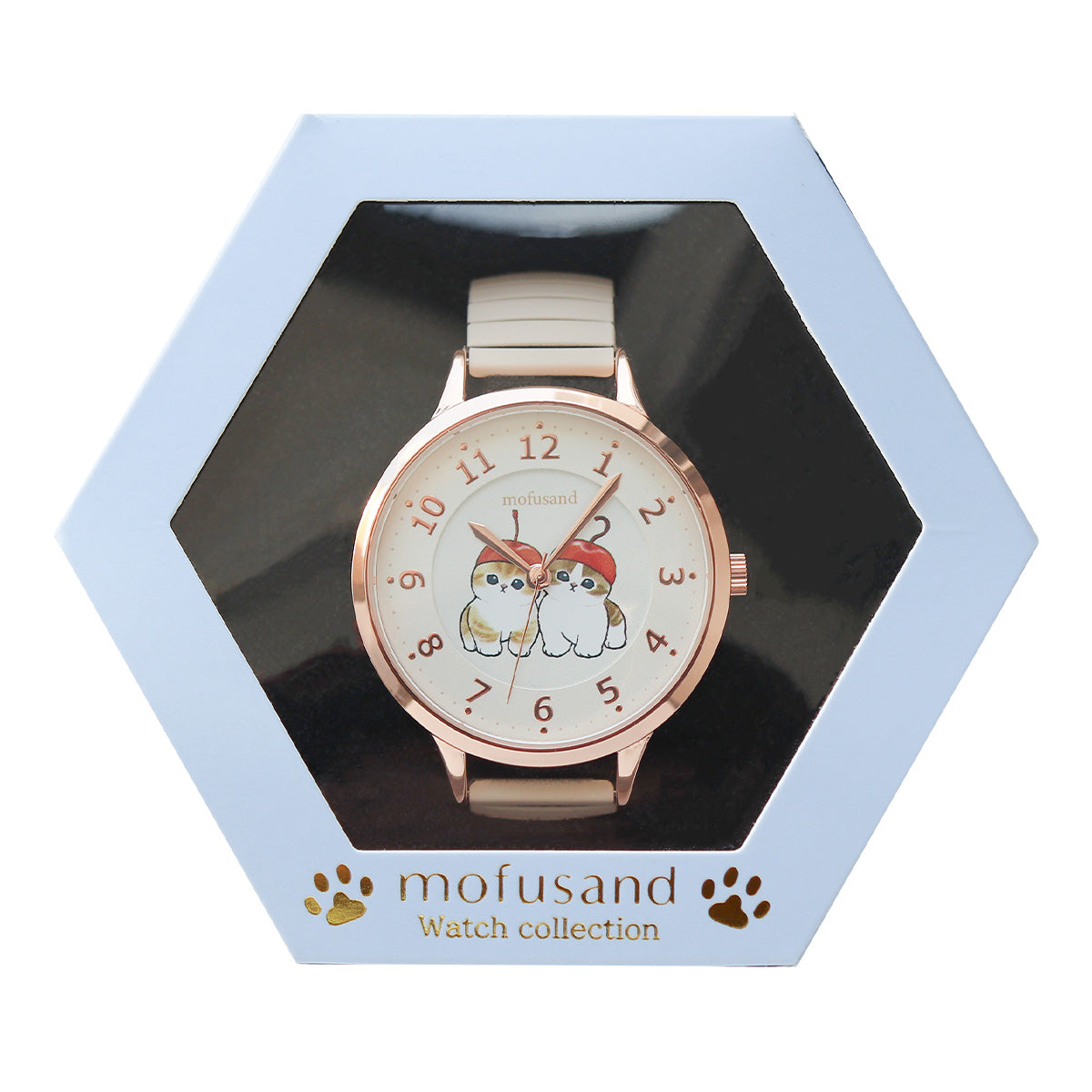 mofusand 신축 밴드 시계 (토끼냥)