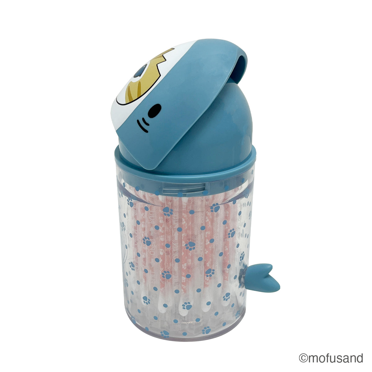 mofusand Cotton Swab Case (Shark Meow)