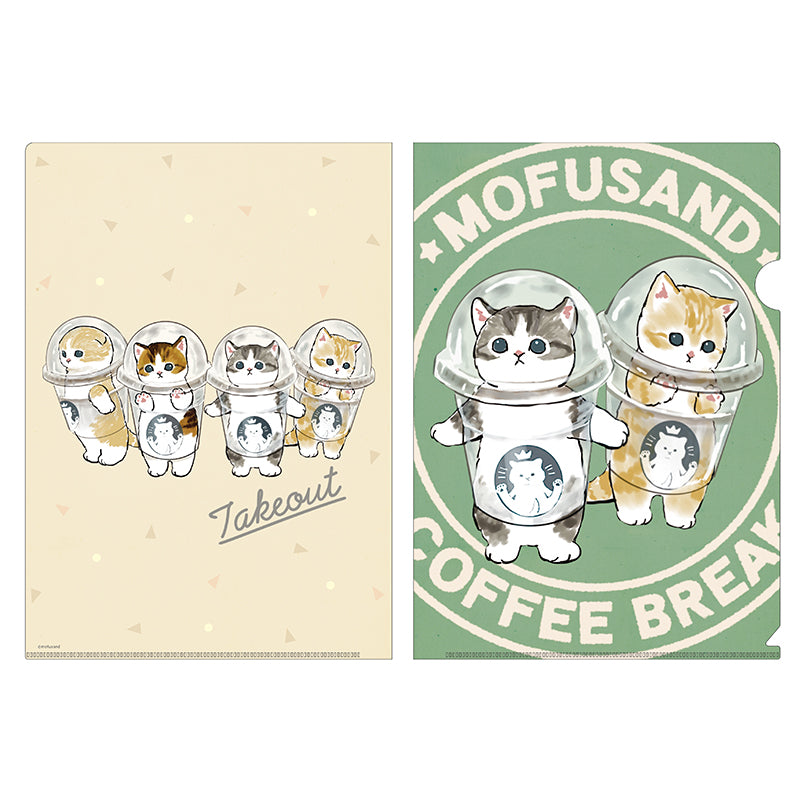 mofusand クリアファイル(テイクアウト)