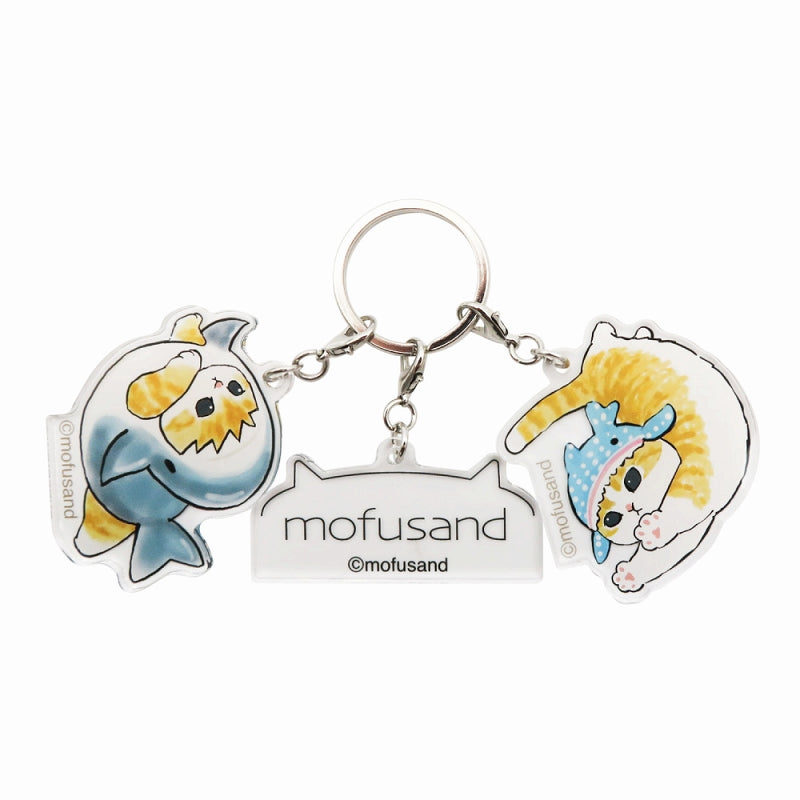 mofusand 3 acrylic key chains