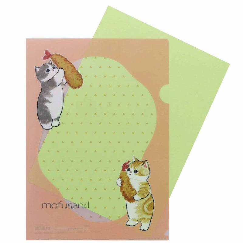mofusand Clear file A4 (shrimp)