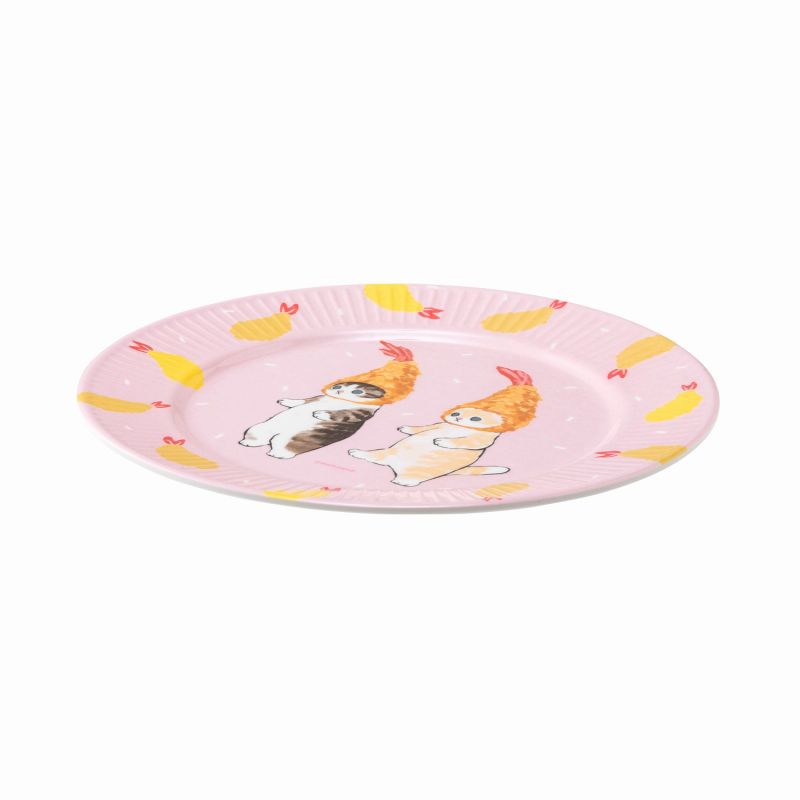 mofusand Melamine plate (Ebi Nyan)