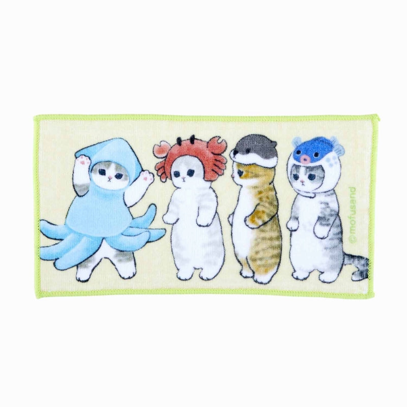 mofusand 套装3件毛巾(海洋生物猫)