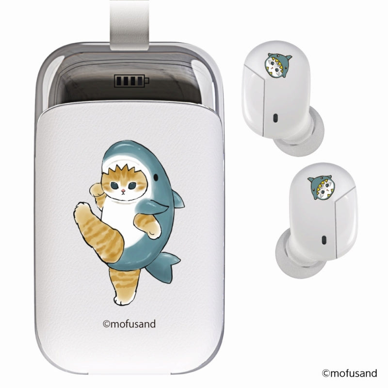 mofusand 完全ワイヤレスイヤホン(サメにゃん)