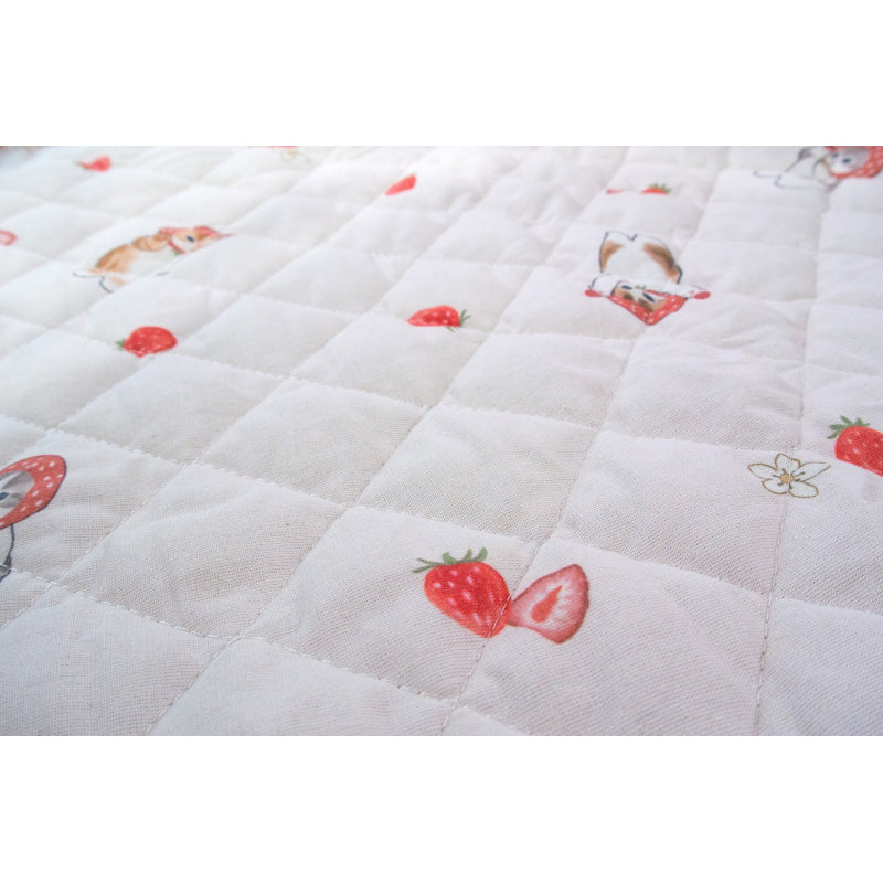 mofusand 圆形抹布(草莓)