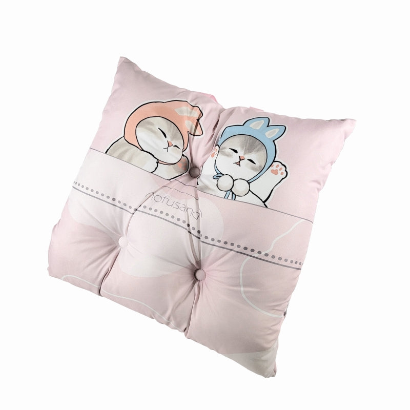 【同梱不可】mofusand 折りたたみクッション(うさぎ)【他の商品と同時購入不可】