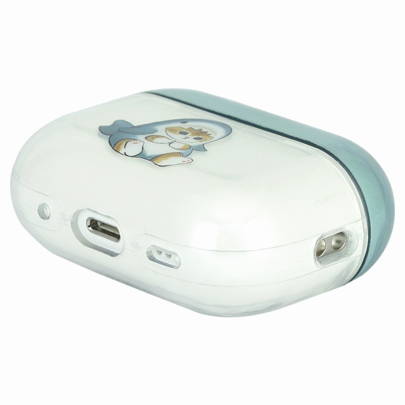 mofusand AirPods Pro Compatible Soft Case (Shark Nyan)