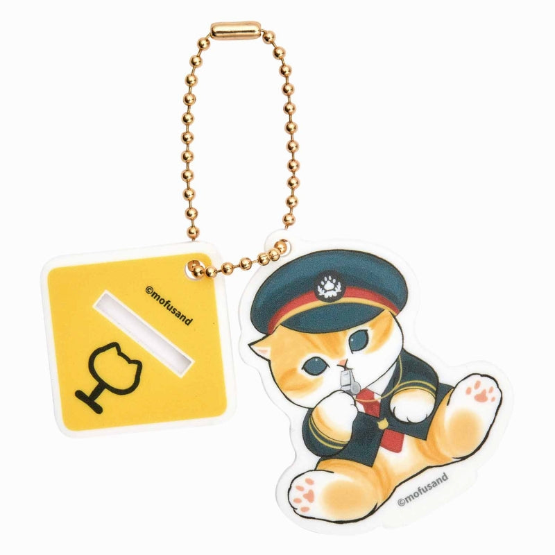 mofusand Acrylic key chain (sitting station staff) that also becomes Mofumofu Station Acesta