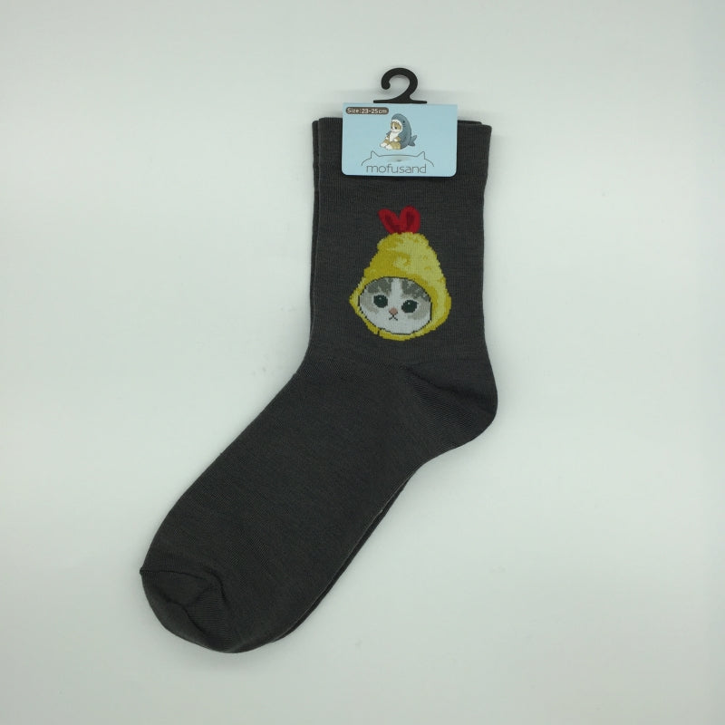 mofusand クルーソックス(えびにゃん)