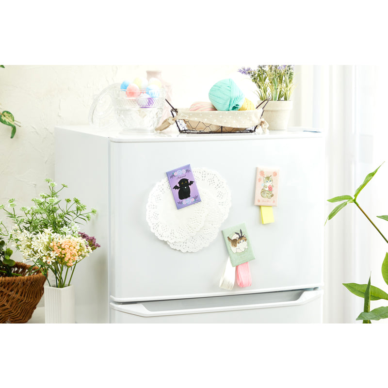 mofusand Mofumofu Store Square magnet (Kuroneko)