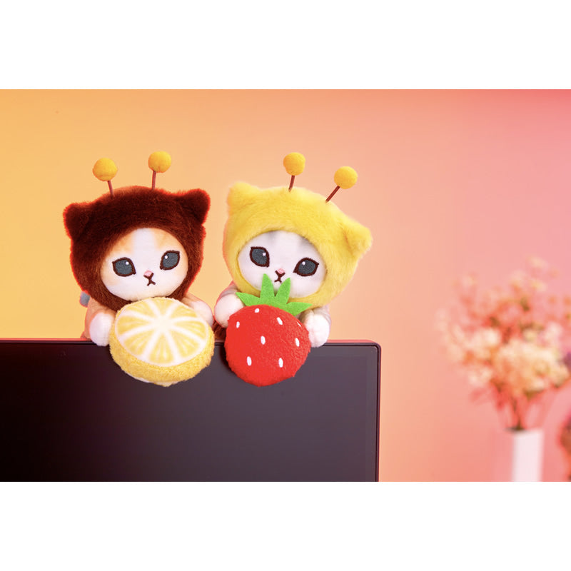 mofusand Desktop Hanging Plush (Yellow Bee Meow)