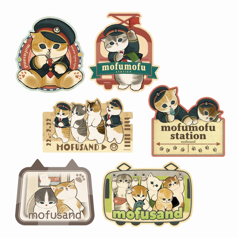 mofusand Mofumofu Station Travel Sticker ①