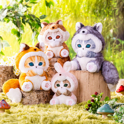 mofusand WOODLANDS Sitting Poseable Plush (Fox Meow)