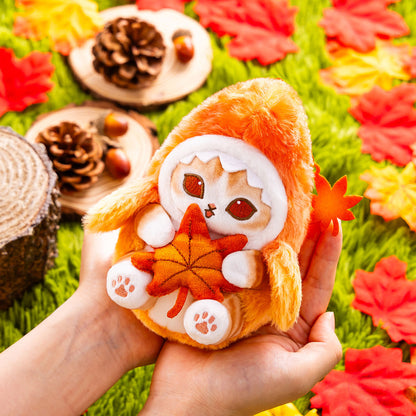 mofusand 포테포테 상어냥 마스코트 (단풍색)