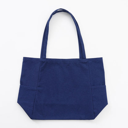 mofusand Mofumofu Marche Tote Bag Corn Navy