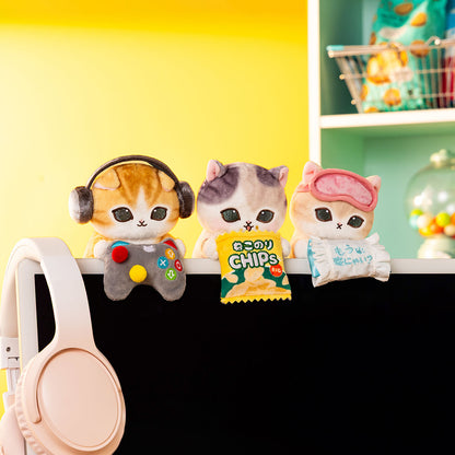 mofusand にゃんこが見守るデスクトップひっかけぬいぐるみ(ゲームしにゃい？)