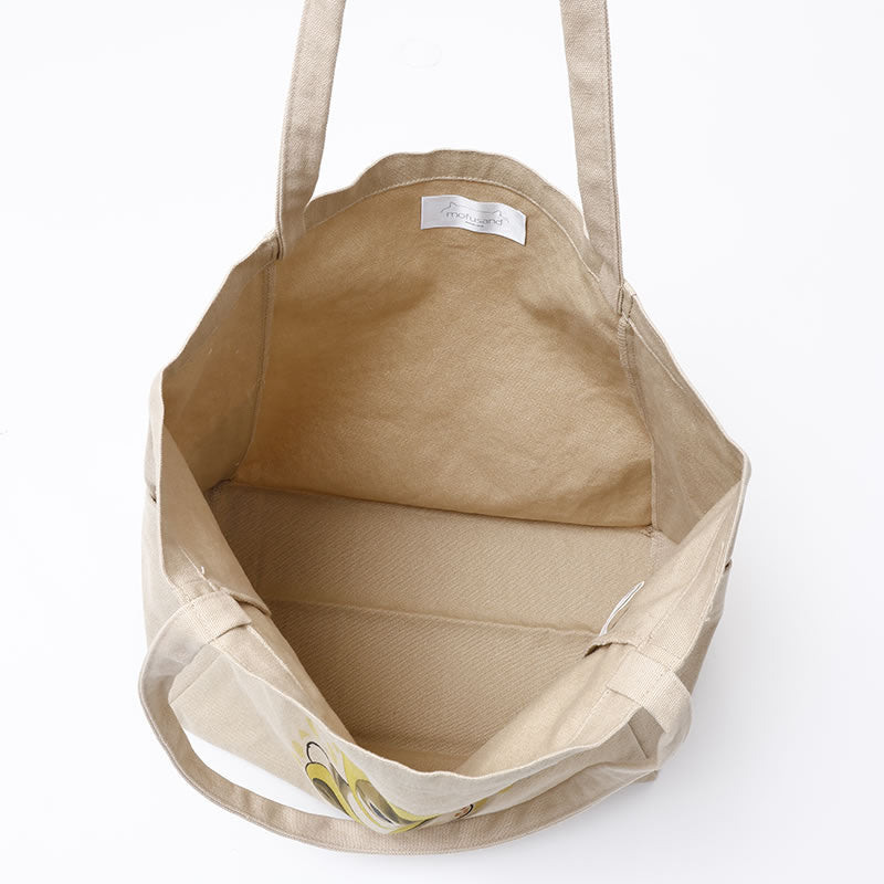 mofusand Mofumofu Marche 토트 백 레몬 베이지